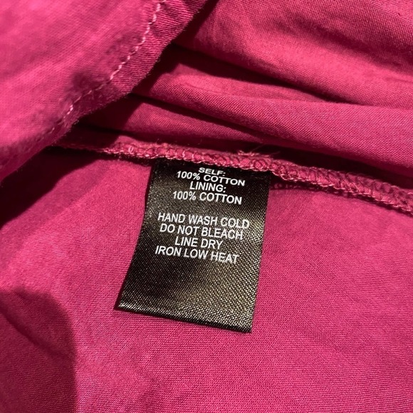 NWT Lulus Women Biscay Magenta Ruffled Eyelet Lace Sleeveless Dress Pink Size M - Picture 14 of 15